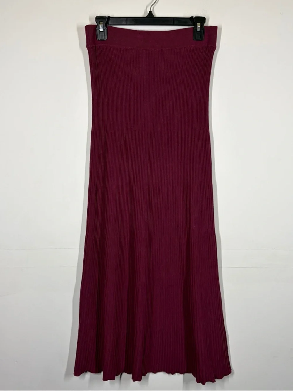 Free People Shine Bright Ribbed Maxi Skirt Size Small
